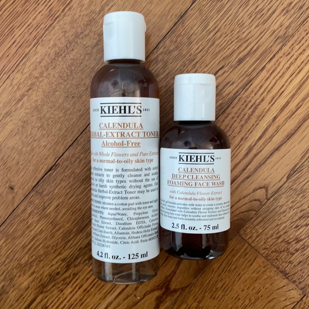 Kiehl’s Toner & Facewash